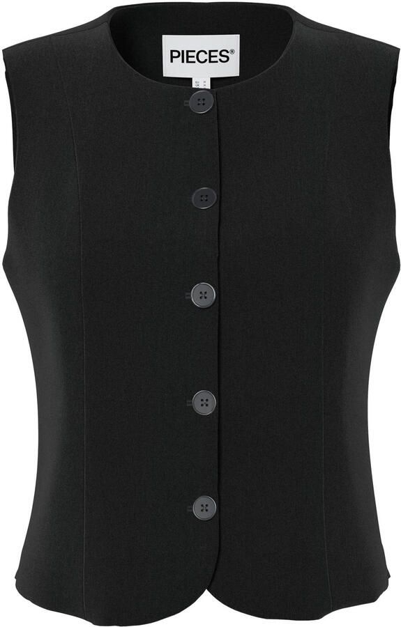 Pieces shaped fit bodywarmer met viscose model 'KAMIL' - Foto 2
