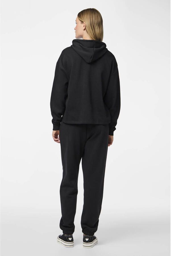 PIECES high waist regular fit sweatpants PCCHILLI zwart - Foto 2