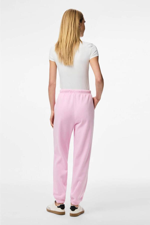 PIECES high waist regular fit sweatpants roze - Foto 2