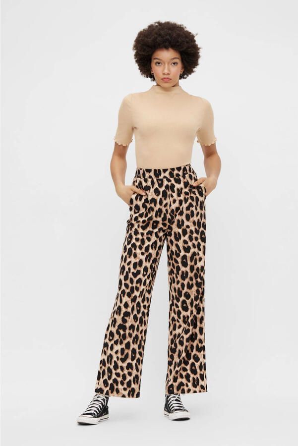 Pieces Loose fit stoffen broek met all-over print model 'GURLA' - Foto 2