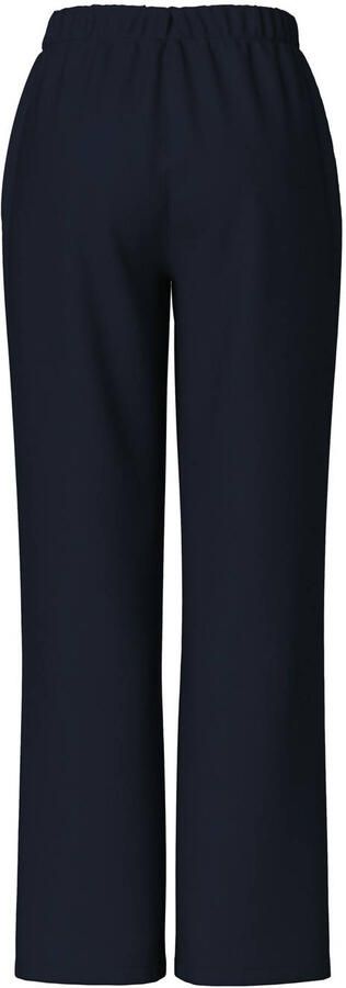 PIECES high waist wide leg sweatpants PCCHILLI donkerblauw