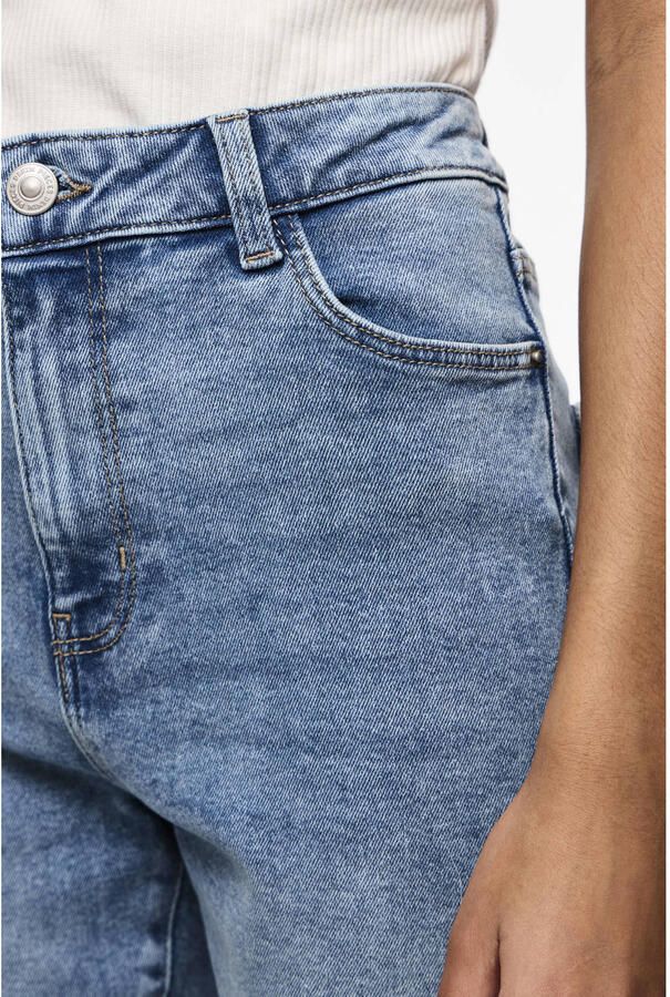 PIECES high waist skinny jeans light blue denim - Foto 2