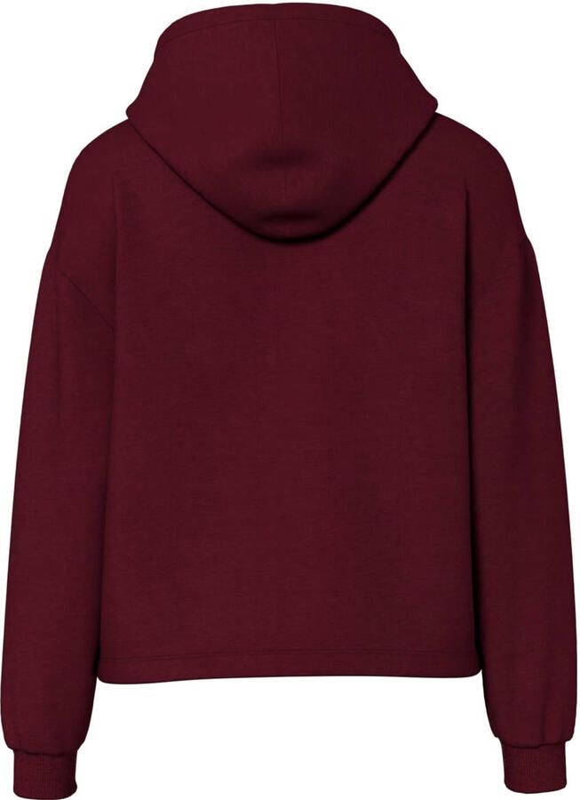 PIECES hoodie PCCHILLI donkerrood