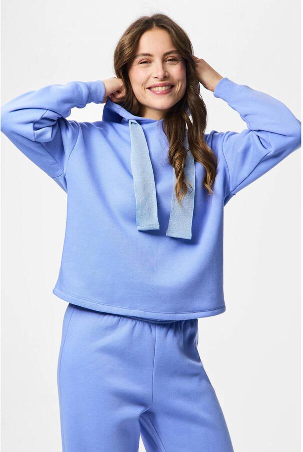 Pieces Regular fit hoodie van katoenmix model 'CHILLI'
