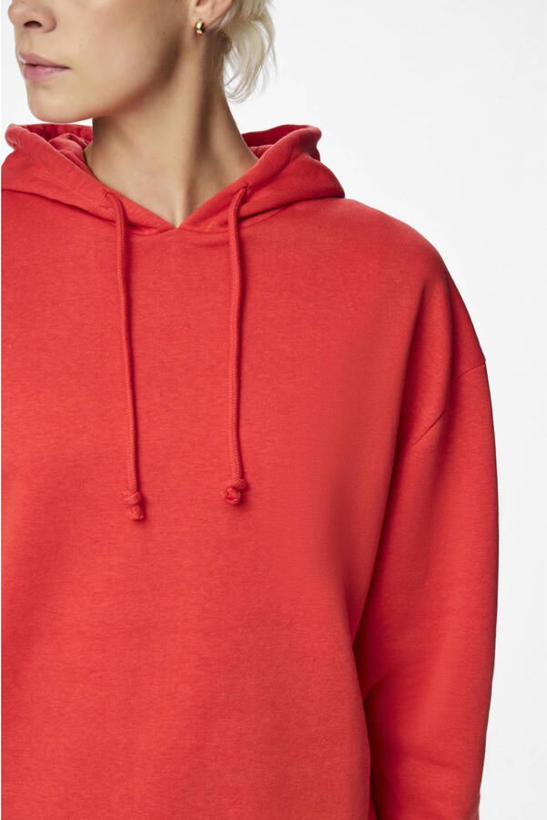 PIECES hoodie PCCHILLI rood
