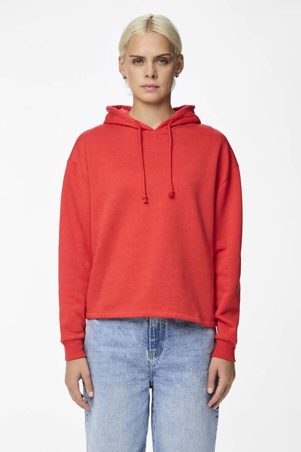 PIECES hoodie PCCHILLI rood - Foto 2