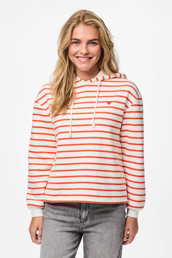 Pieces Loose fit hoodie van katoenmix model 'CHILLI' - Foto 2