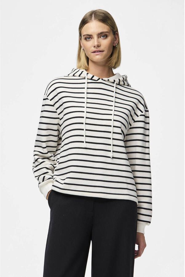 Pieces Hoodie PCCHILLI LS HOODIE STRIPES NOOS BC