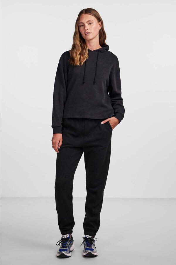PIECES hoodie PCCHILLI zwart