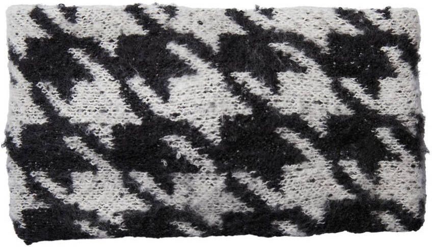 PIECES hoofdband met all over print PCPYRON zwart wit - Foto 2