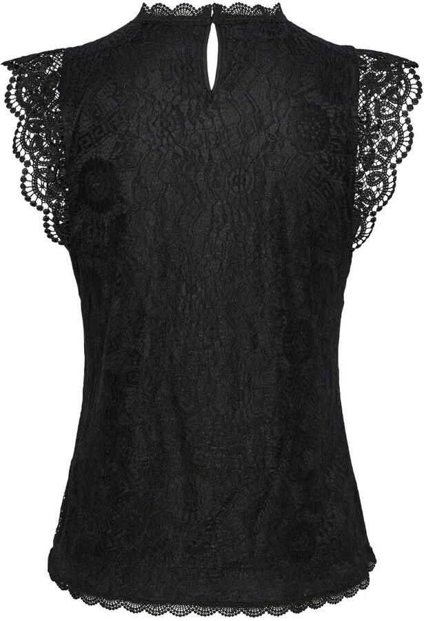 Pieces Blouseshirt met kant model 'COLLINE'