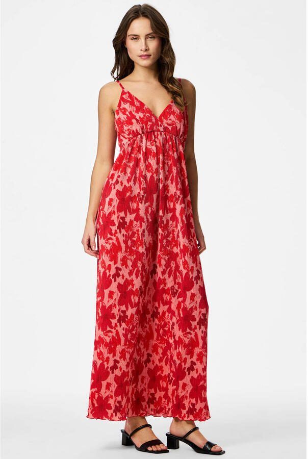 PIECES maxi jurk rood