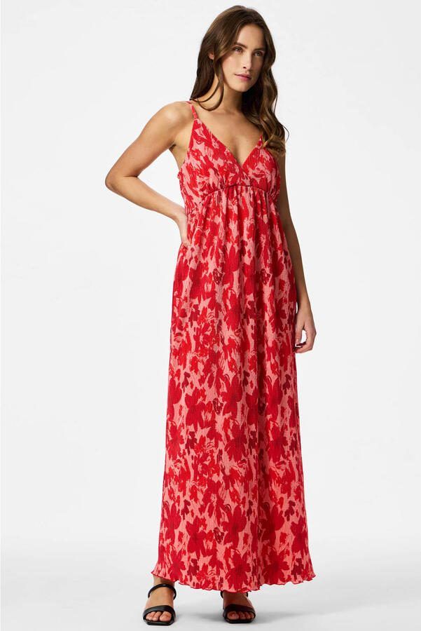 PIECES maxi jurk rood - Foto 2