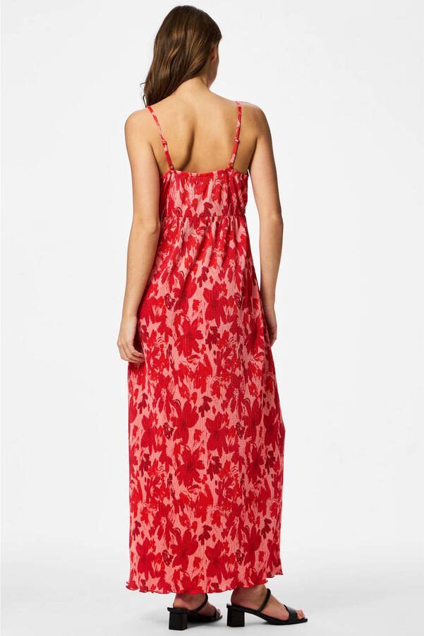 PIECES maxi jurk rood - Foto 3
