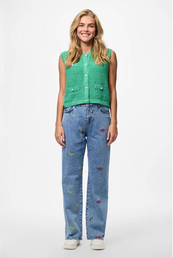 PIECES medium blue denim - Foto 3