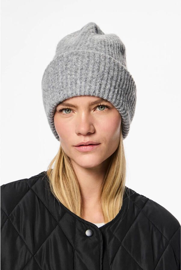 Pieces Beanie met wol model 'MOELLA' - Foto 3