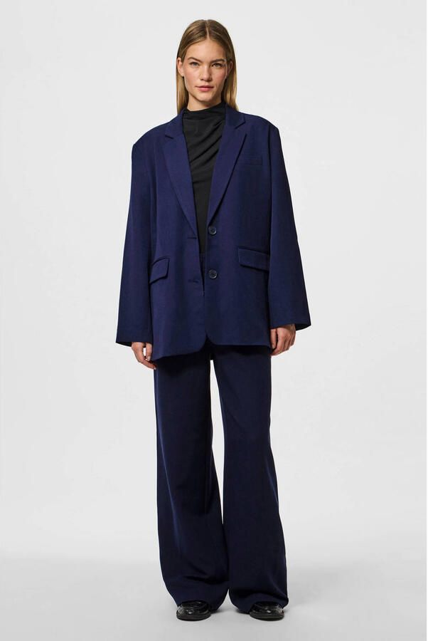 PIECES oversized blazer PCKAMIL marine - Foto 2