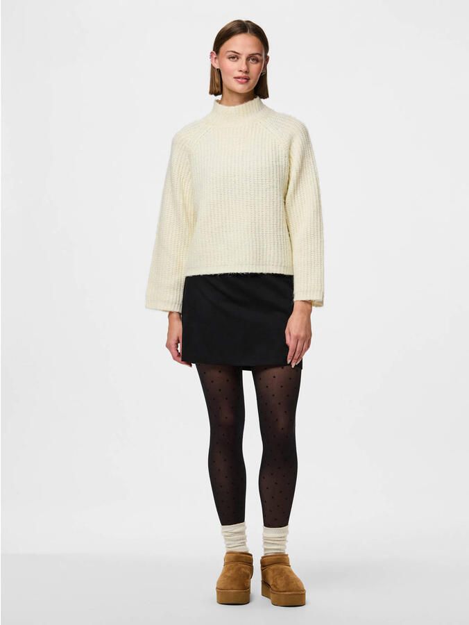 PIECES panty PCNEW NIKOLINE met stippen 20 denier zwart