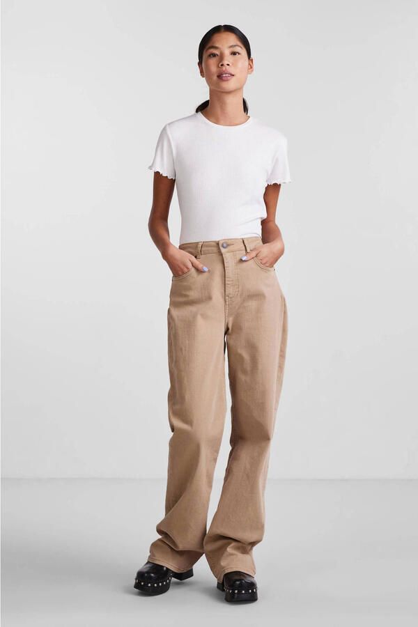 Pieces Shirt met korte mouwen PCNICCA SS O-NECK TOP KAC BFD - Foto 2