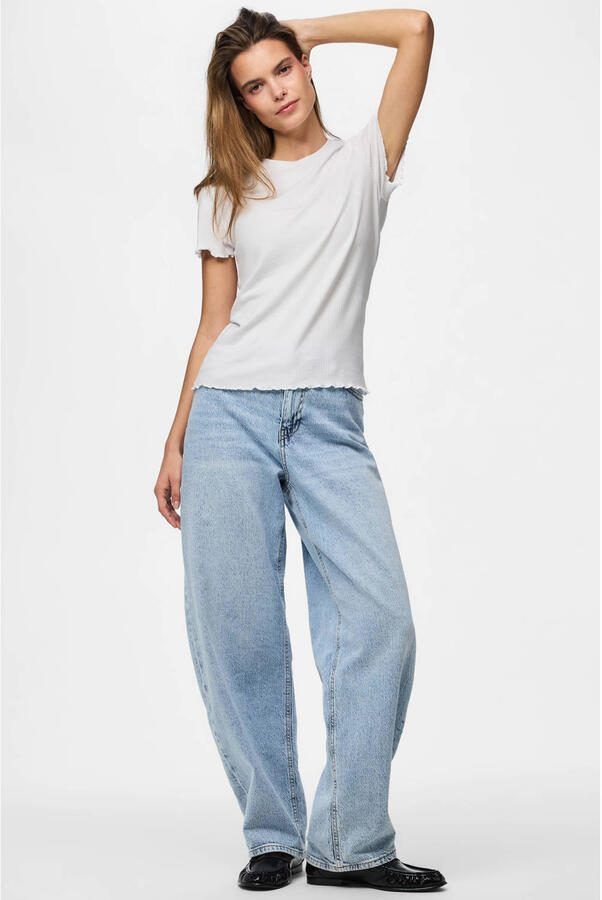 Pieces Shirt met korte mouwen PCNICCA SS O-NECK TOP KAC BFD - Foto 2