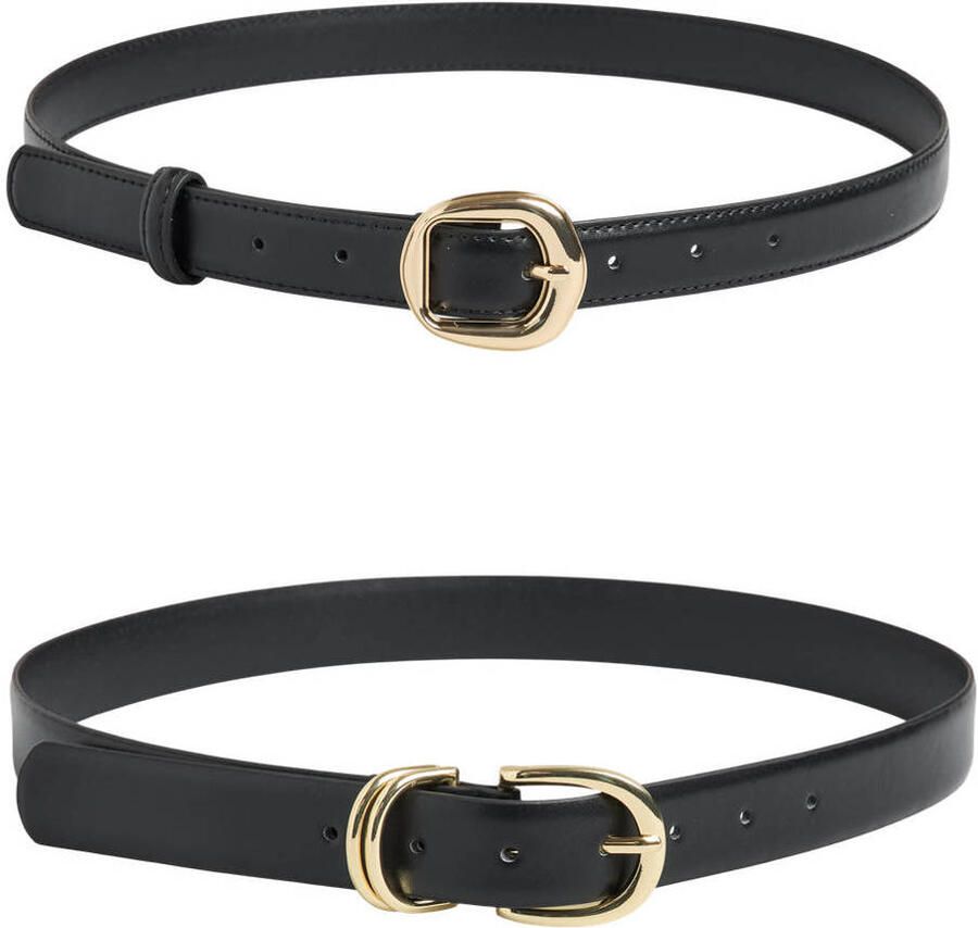 PIECES riem PCBIRA zwart (set van 2)