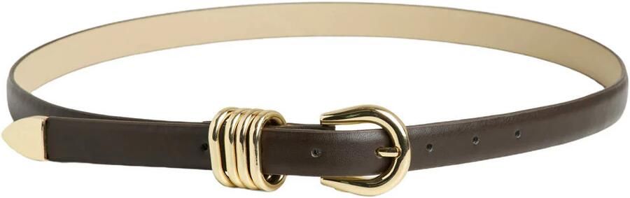 PIECES riem PCELVIRA donkerbruin