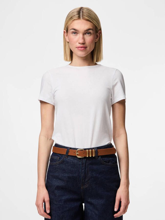PIECES riem PCLEA cognac