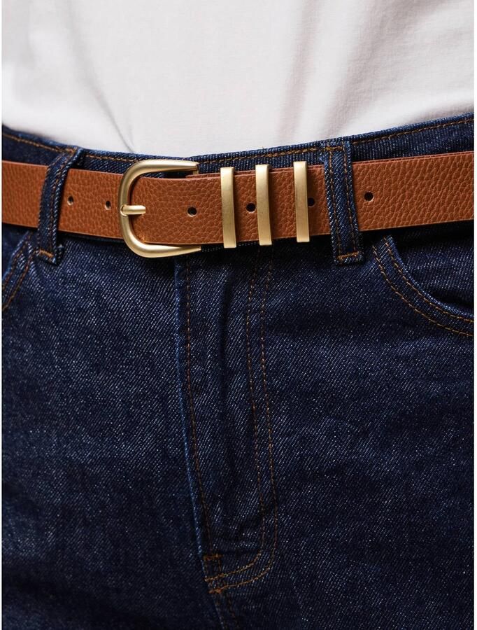 PIECES riem PCLEA cognac - Foto 2