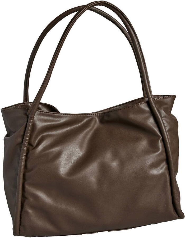 PIECES shopper PCRANNA donkerbruin