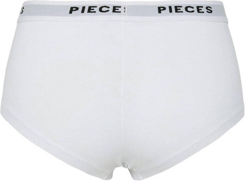 PIECES short PCLOGO wit - Foto 3