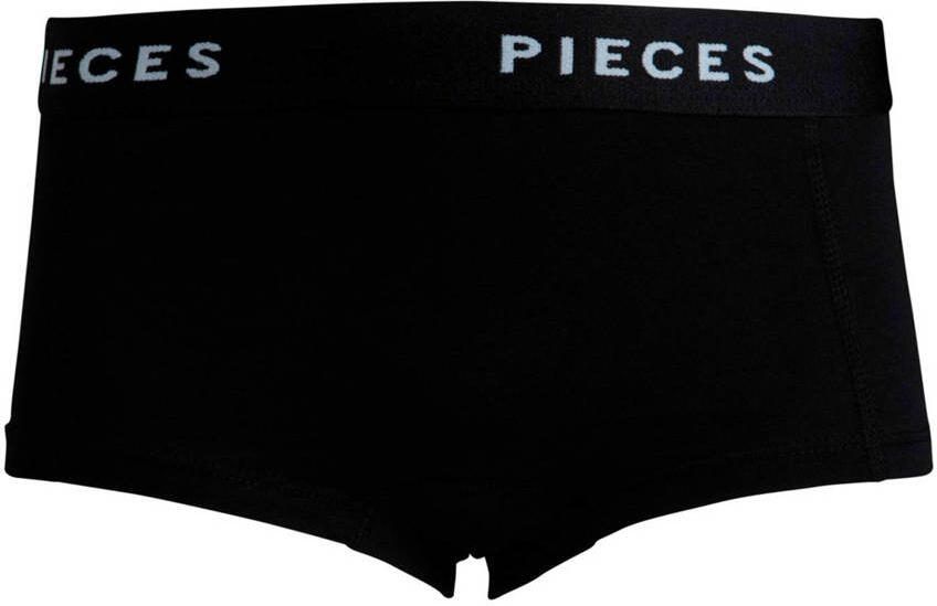 PIECES short PCLOGO zwart - Foto 2