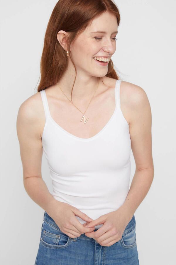 PIECES singlet PCPLAIN wit - Foto 2