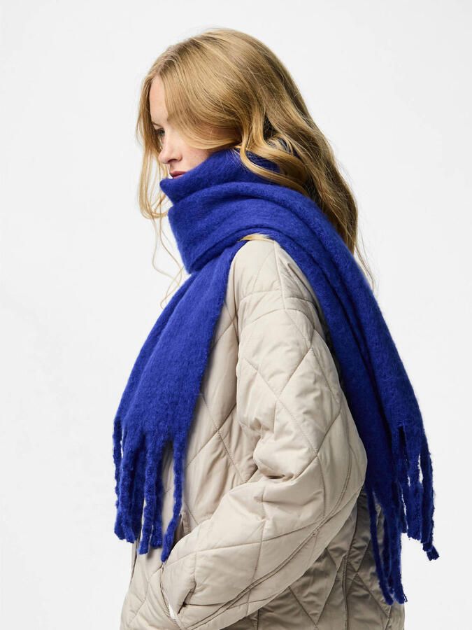 Pieces Sjaal met lange franjes model 'NIKITA' - Foto 3