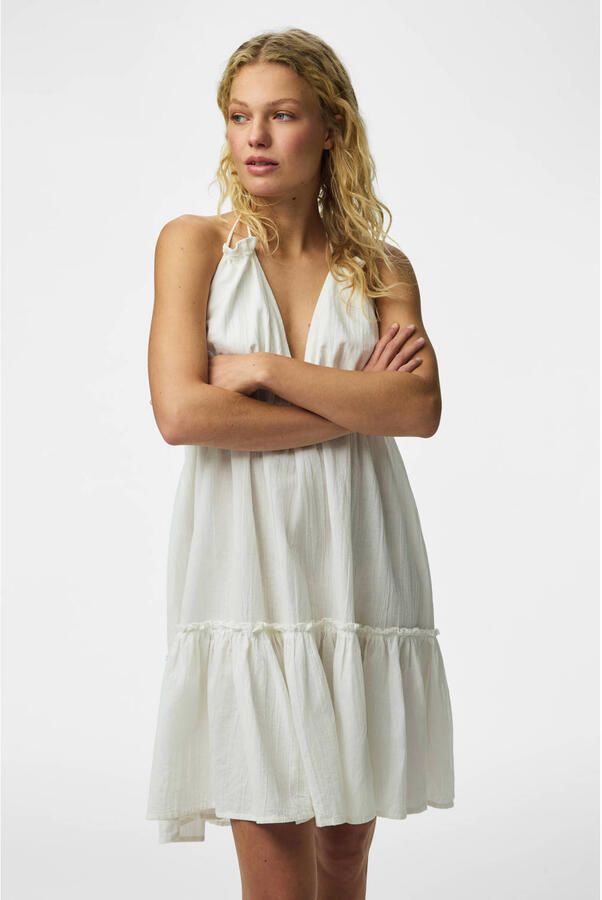 PIECES strandjurk PCKIANA ecru
