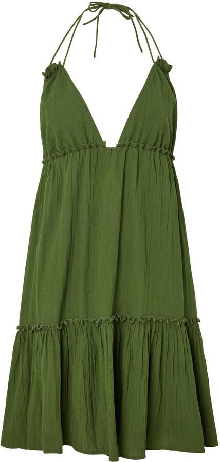 PIECES strandjurk PCKIANA groen