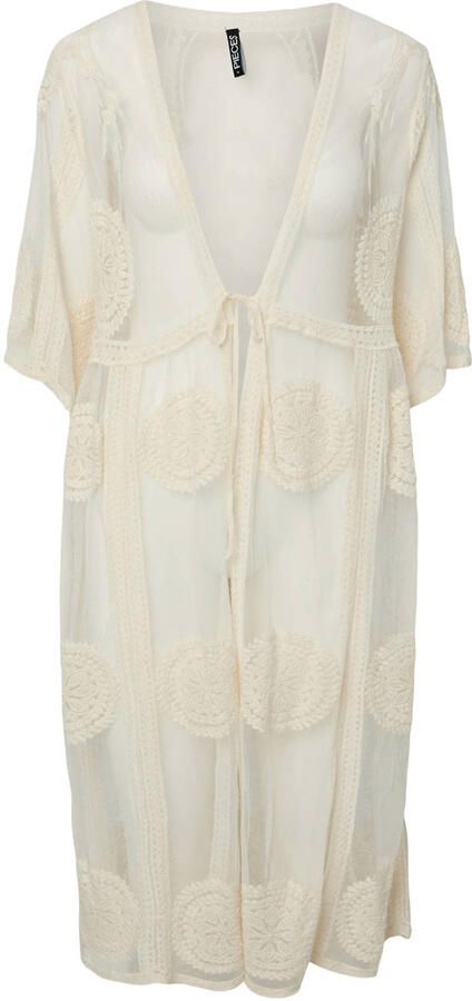 Pieces regular fit kaftan van katoenmix model 'AIDA' - Foto 5