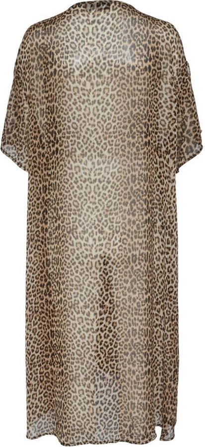 Pieces Oversized strandkaftan in semi-transparante look model 'ATRUD' - Foto 2