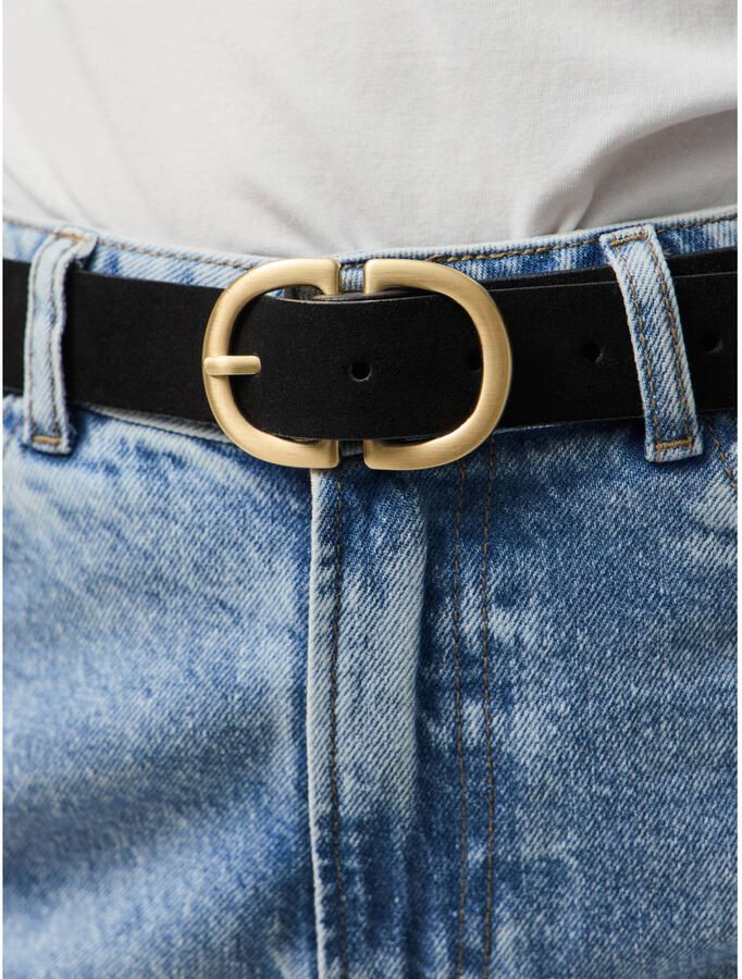 Pieces Leren riem PCJUVA SUEDE JEANS BELT NOOS