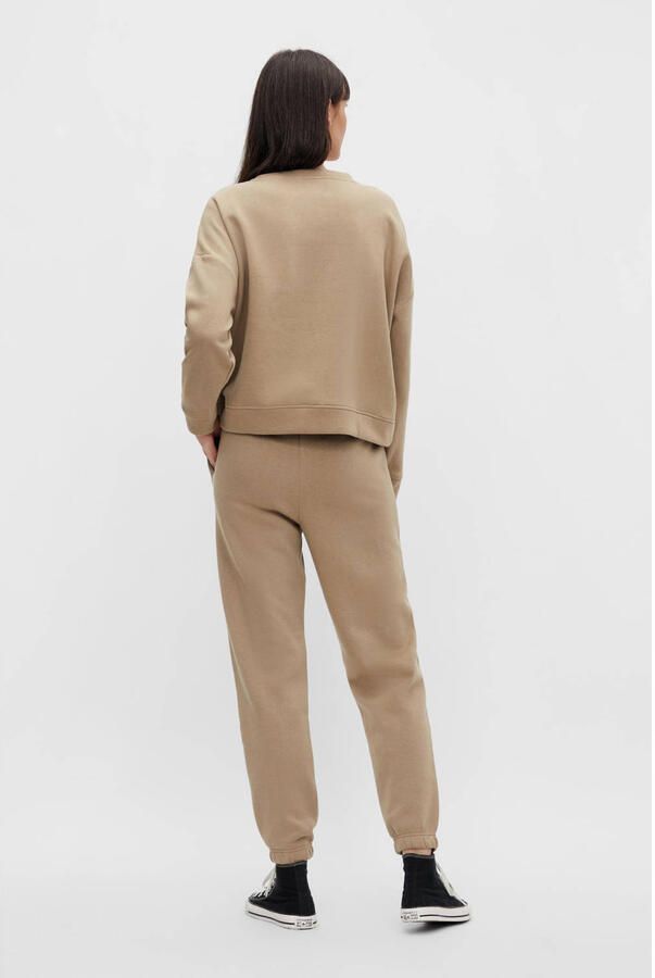 PIECES sweater Chilli lichtbruin