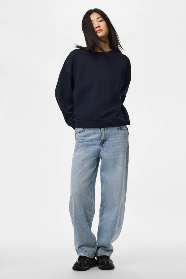 PIECES sweater donkerblauw - Foto 3