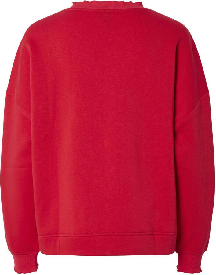 Pieces Oversized sweatshirt van katoenmix model 'MALIAH' - Foto 3