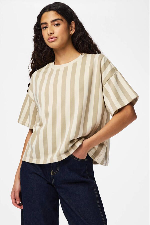 PIECES sweater PCCHILLI beige ecru