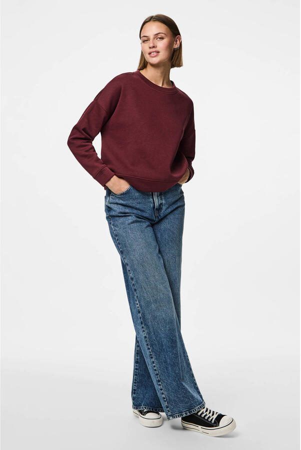 PIECES sweater PCCHILLI donkerrood - Foto 2
