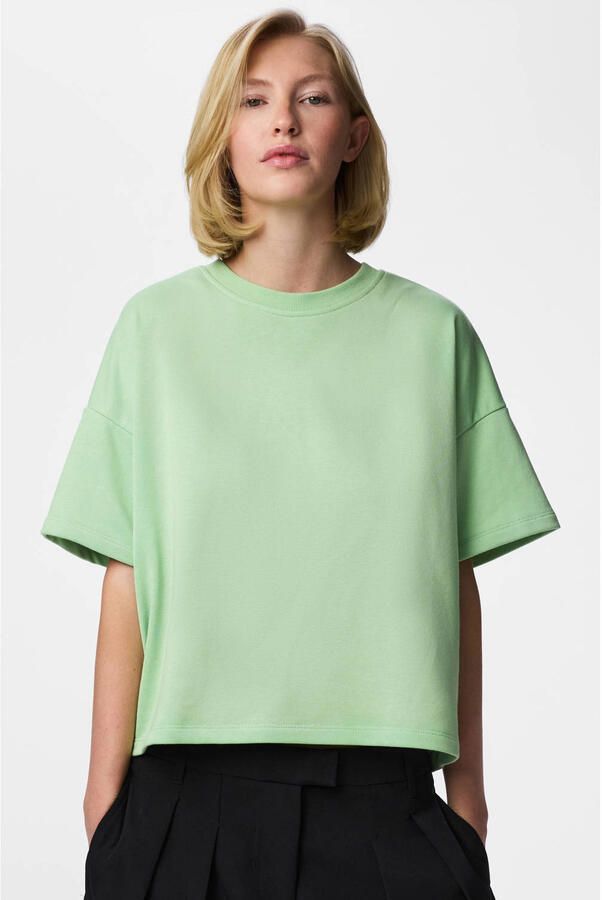 PIECES sweater PCCHILLI groen