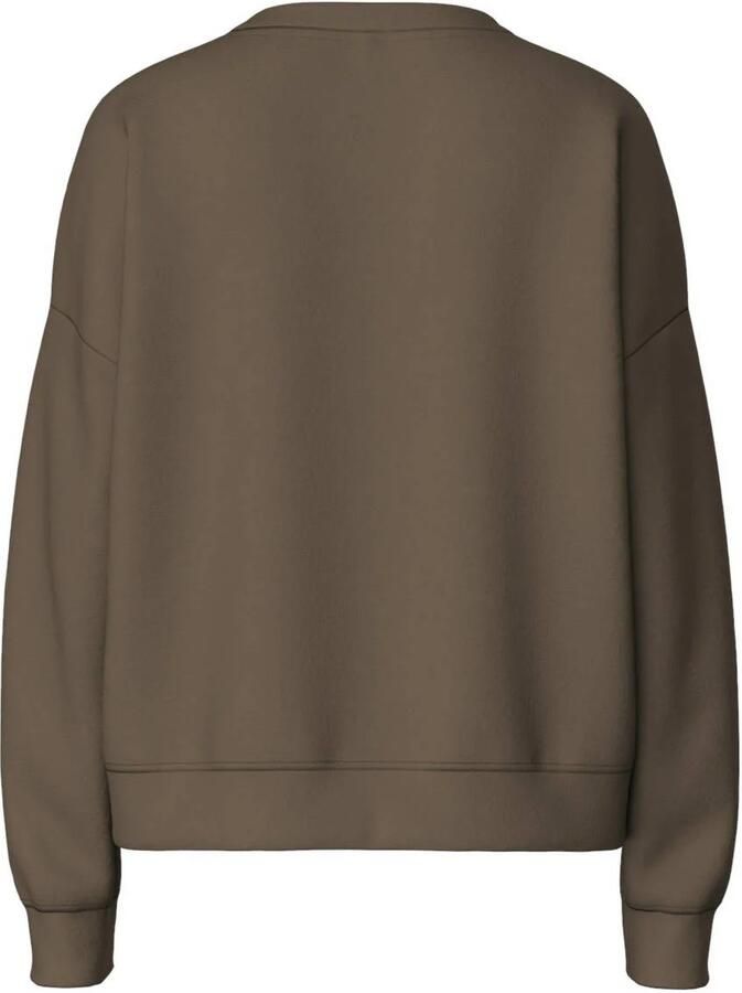 PIECES sweater PCCHILLI groenbruin
