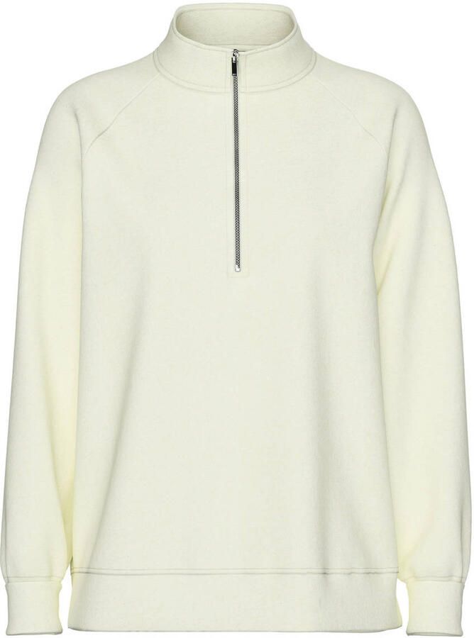 PIECES sweater PCCHILLI met rits zachtgeel