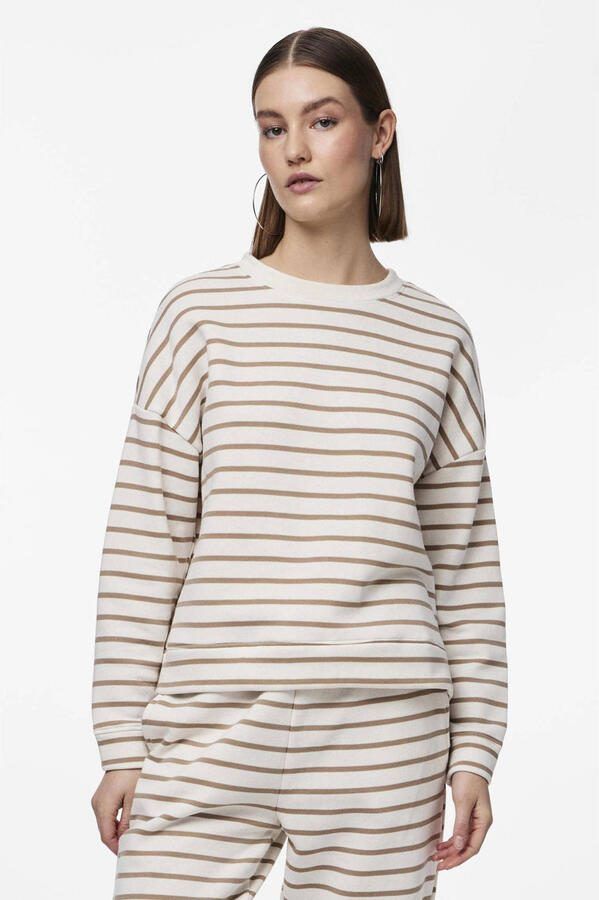 PIECES sweater PCCHILLI wit beige - Foto 3