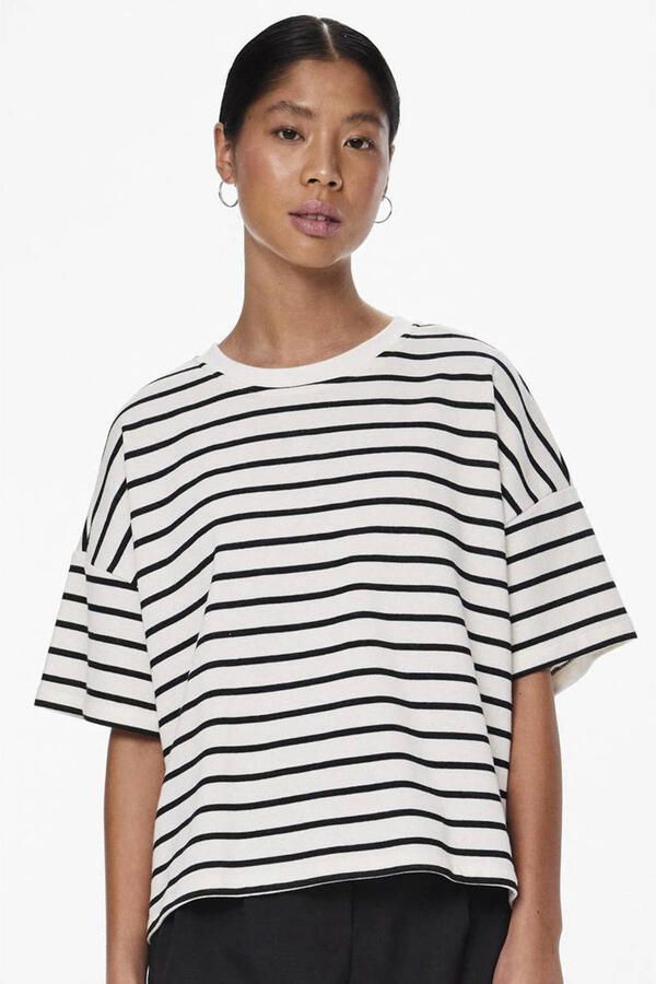 Pieces Sweatshirt PCCHILLI SUMMER 2 4 SWEAT STRIPE NOOS BC