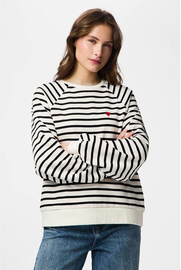 Pieces Sweatshirt PCGRETA LS EMB UB SWEAT FC