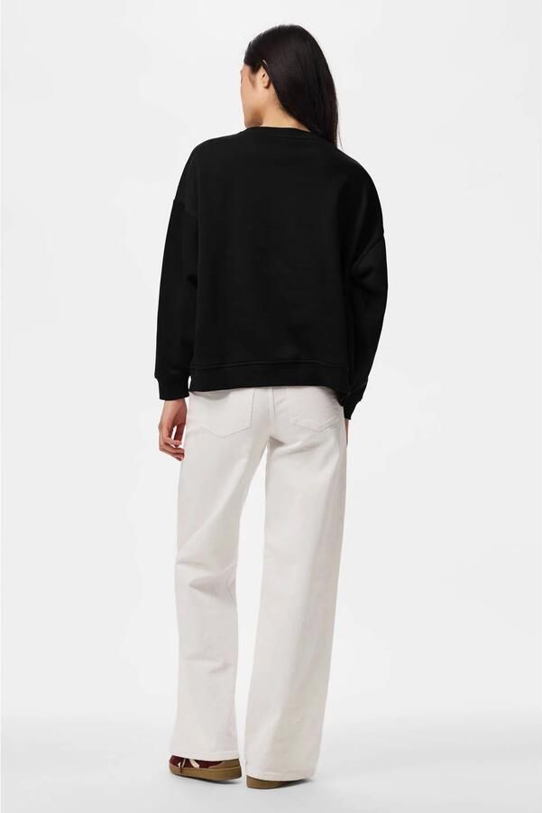 PIECES sweater zwart